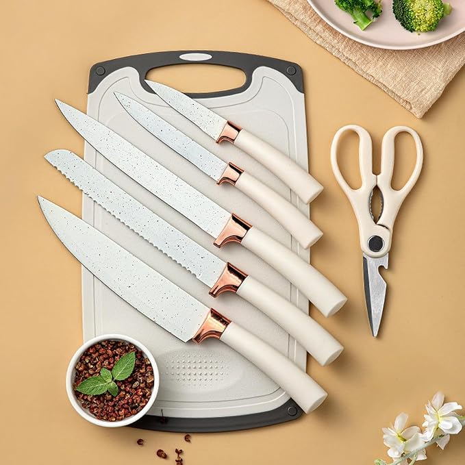 Kitchen Utensils Set,Caliamary 19 PCS Cooking Utensils Set with 360° Rotating Holder,Non-Stick Heat Resistan Kitchen Tools and Gadgets with Anti-slip Handle,Silicone One-Piece Molding (White) - Image 2