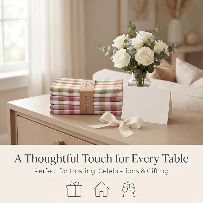 Urban Villa Cloth Napkins Cotton 20x20 (Set of 12) Harvest - Image 9