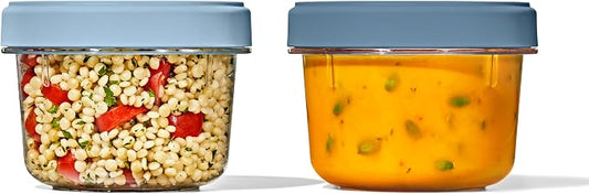 OXO Good Grips Twist & Stack Container – 20 oz – 2 Pack by Unknown