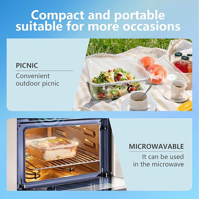 Vixino Vacuum Sealer for Food, Compact Handheld Vacuum Sealer Machine with 3 Containers, Seals Liquids & All Foods, Portable for Sous Vide, Travel,Camping, Kitchen, Gifts - Image 5