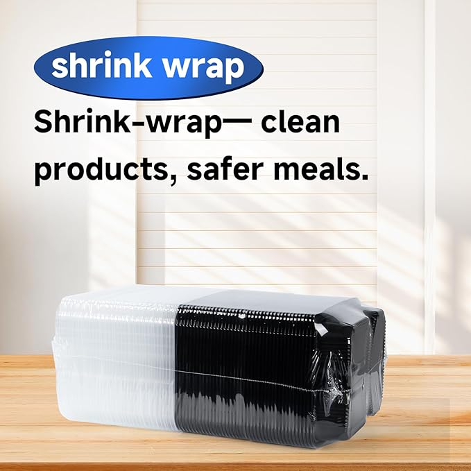 3-Compartment To Go Containers - Shrink-Wrapped No Pre-Wash 38oz | 40 Pack Ready to Use Leak-Resistant | BPA Free Shatterproof Flexible PP | Microwave Safe, Bulk Catering & Leftover Storage - Image 2