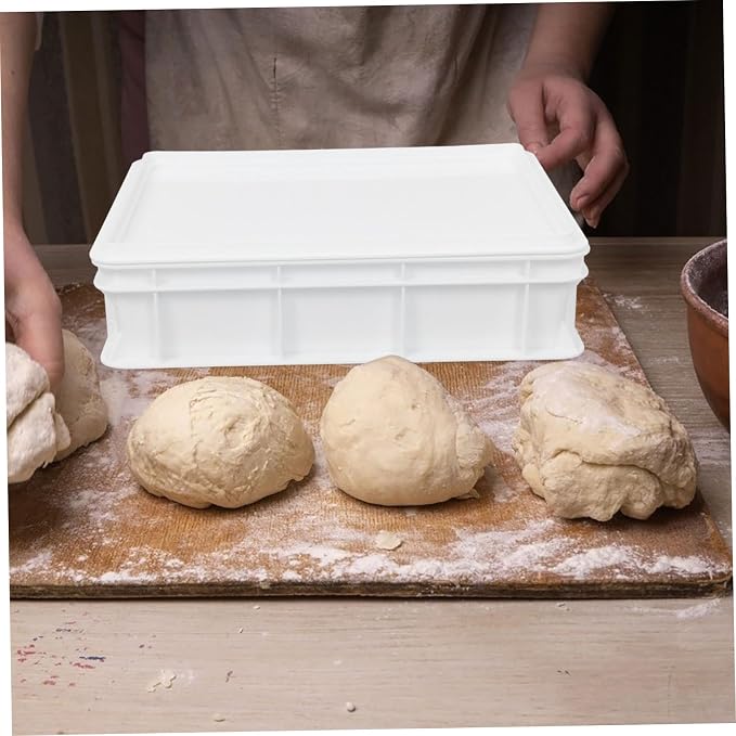 PRETYZOOM Stackable Pizza Dough Proofing Box Professional Bread Proofing Container with Covers for Home and Commercial Use Versatile Storage for Pizza Dough - Image 6