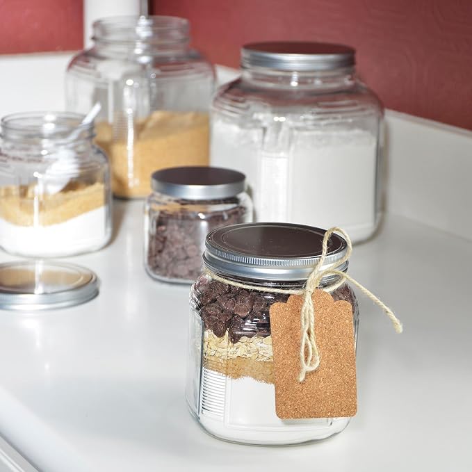 Anchor Hocking 3-Piece Glass Cracker Jar Canister Set - Image 4