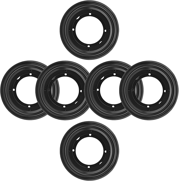 6 PCS 5.5" Lazy Susan Bearing,Heavy Duty Turntable Swivel for Rotating | Thickened steel resists rust & wear,5/16" thickness for stable rotation,360° swivel,ideal for tables,shelves & cabinets by High-PQ
