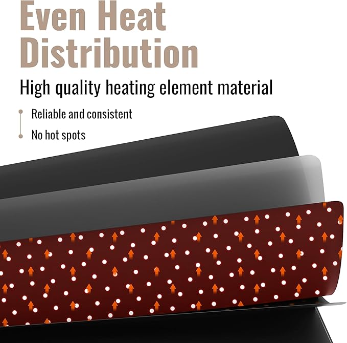 Cozy Bread® Sourdough Bread Proofing Mat for Home Bakers | USA Brand | Thermostat Controlled Bread Proofer (10" x 21") | Dough Riser Heating Mat - Image 3