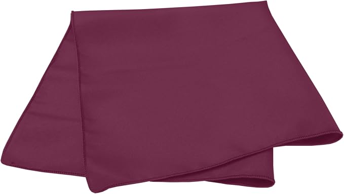 17x17-Inch Polyester Cloth Napkins, Magenta, Set of 120 | Bulk Case of 10 Dozen, Square, Seamless, Serged Edges, Machine Washable, Wrinkle-Resistant, Flame-Resistant, Stain-Resistant - Image 2