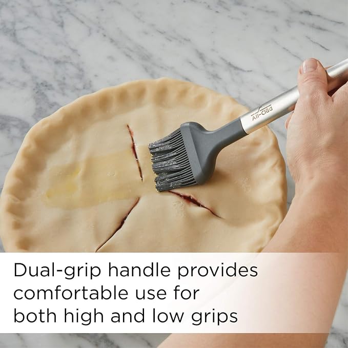 All-Clad Specialty Silicone Kitchen Gadgets Pastry Brush Kitchen Tools, Kitchen Hacks Silver - Image 5