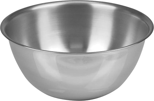 Fox Run Large Stainless Steel Mixing Bowl, 6.25-Quart, 11.75 x 5.5 inches, Metallic by foxrunbrands