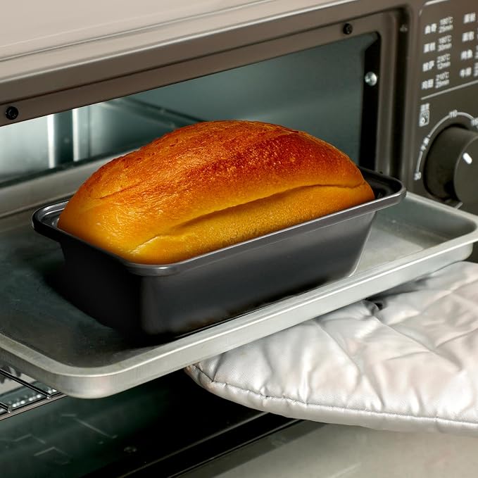 Uiifan 16 Pack Mini Loaf Pans, 6.1 x 3.3 x 2.1 in, Gray | Non Stick Small Bread Pans, Rectangle Banana Bread Tins, Tiny Carbon Steel Baking Pan, for Halloween Baking, Picnics, Party - Image 2