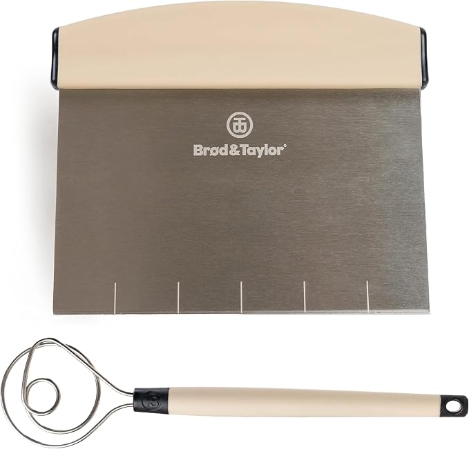 Brod & Taylor Dough Whisk + Bench Knife (Bundle) by BrodTaylor