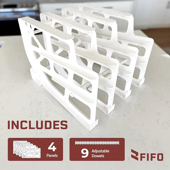 FIFO Can Tracker 2-Pack - 3-Tier Rotating Food Can Organizer for Pantry, Expandable Soda Can Storage for Kitchen, Holds 54 Cans of Food or Soda - Image 5