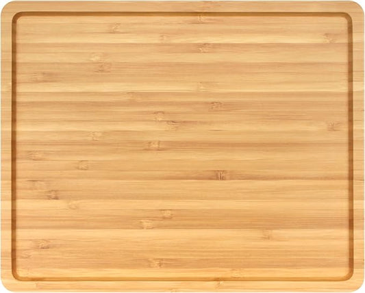 BambooMN Organic Bamboo Serving Tray, Vanity, Tea Serving, Appetizers, Snacks, Charcuterie Board, Rounded Edges, 11"x8.9"x0.6" - 30 Trays by BambooMN