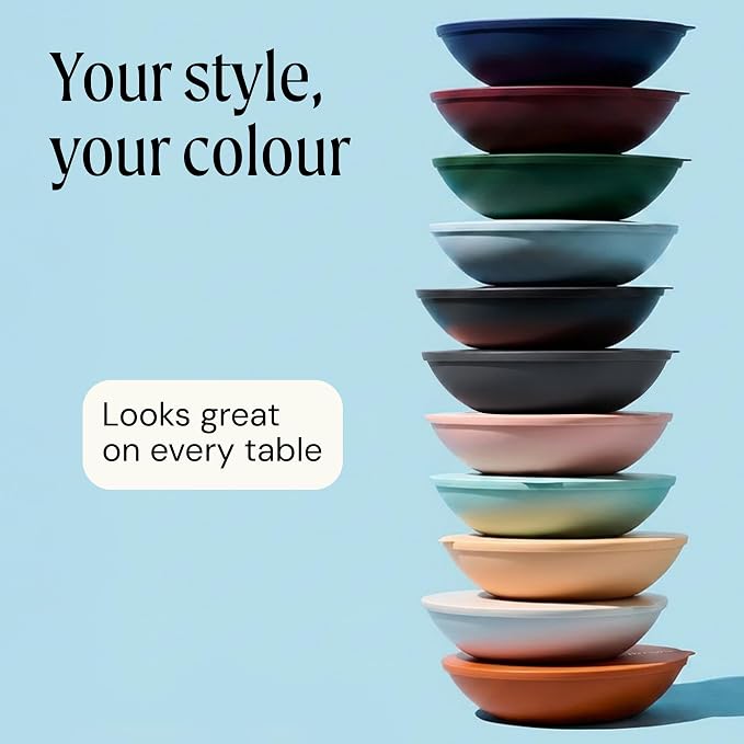 Large Serving Bowl with Lid - Certified Recycled Food-Safe Plastic, BPA-Free, Dishwasher, Microwave, Fridge and Freezer Safe | 4.96qt | Salt - Image 6
