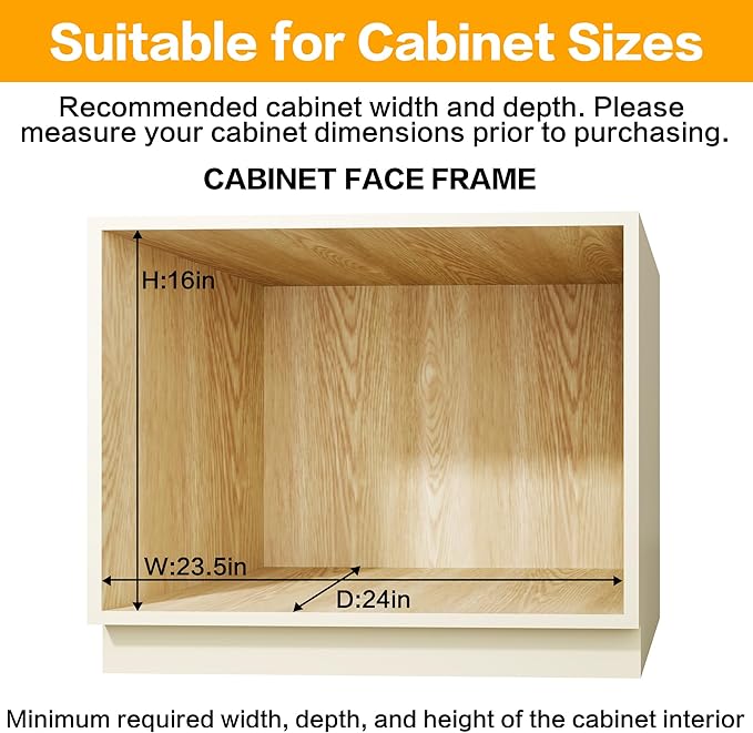 2-Tier Kitchen Cabinet Pull Out Shelf and Drawer Organizer Slide Out Pantry Storaqe Basket in Multiple Sizes (20" Wx 21" D,) - Image 3