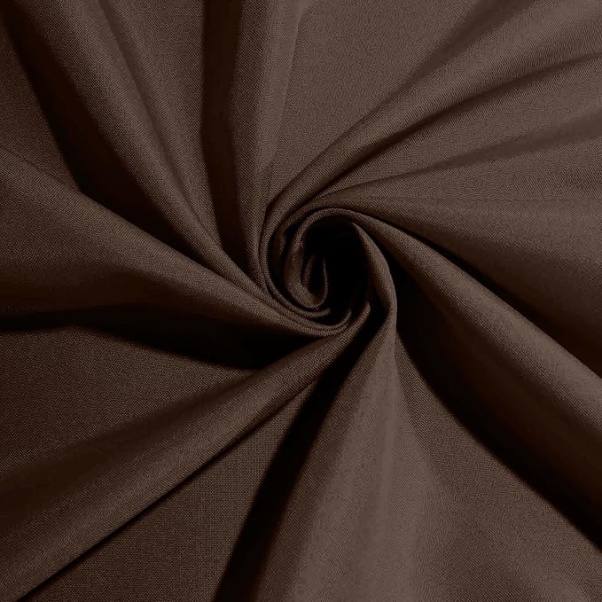 Efavormart Premium Cloth Napkins Set of 5, 20x20 Inch Chocolate Seamless Dinner Napkins, Washable Linen Table Napkin Cloth with Hemmed Edges for Weddings, Party and Banquet - Image 3