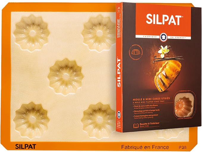 Silpat The Original Perfect Mini Fluted Cake Mold by Silpat