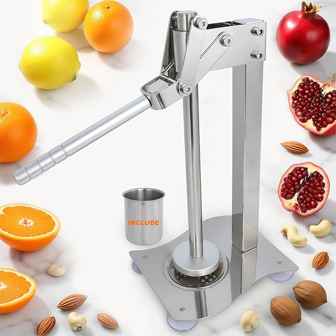 Manual desktop heavy duty lemon smasher orange juicer lemon squeezer citrus juicer fruit crusher lime extractor nut grinder for fruit and nuts（WN014) by WENNING