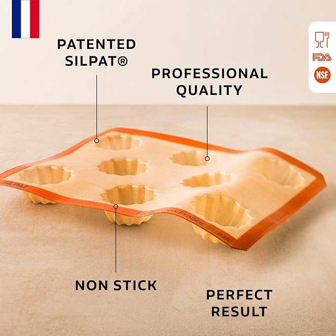 Silpat The Original Perfect Mini Fluted Cake Mold - Image 2