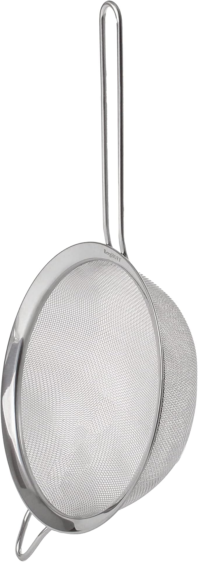 Berghoff 3Pc Essentials Stainless Steel Fine Mesh Kitchen Strainer Set | Wire Metal Food Sifter With Long, Ergonomically Designed Handle, Dishwasher Safe, For Pasta, Tea, Flour, Sauce & Liquid - Image 2