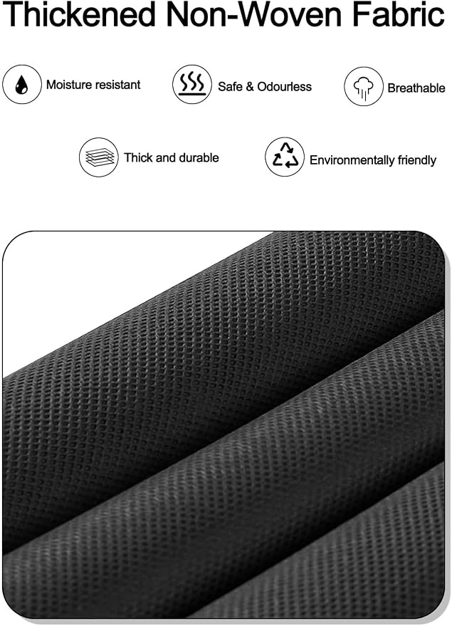 TAHAVICE 2 Pack Over the Door Storage Organizer, 5 Large & 10 Mesh Pockets | Hanging Storage Organizer with 40lb Capacity and Door Storage Space Saving for Bedroom,Bathroom,Nursery,Babyroom(Black) - Image 7