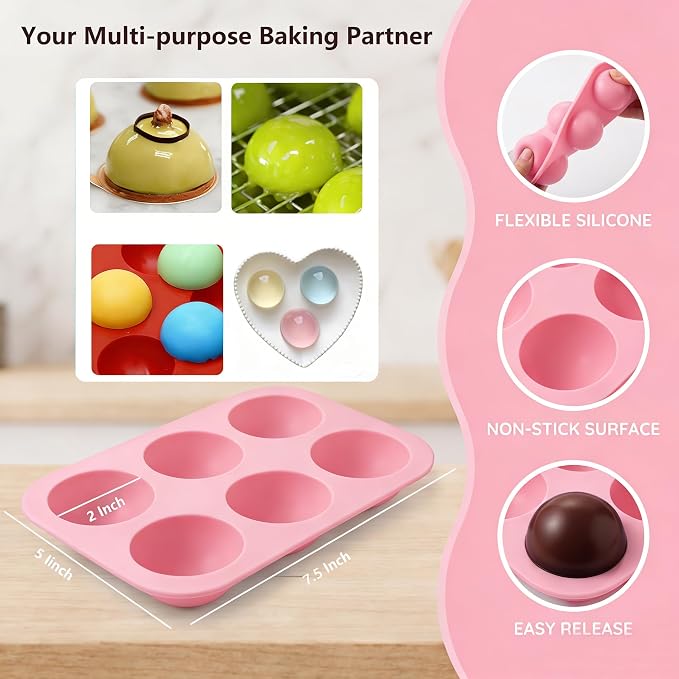 Gawren-H&E 209 PCS Cake Decorating Kit, Baking Supplies tools for beginner | Cake Decorating Supplies with Icing Dispenser Gun,Piping Bags and Tips Set,Scrapers and more-Frosting Piping Kit(Light Pink) - Image 9