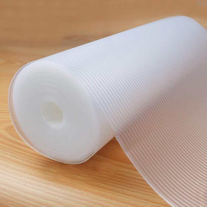 Shelf Liner, Non-Slip Cabinet Liner, Washable Oil-Proof for Kitchen Cabinet, Shelves, Refrigerator, Storage, Desks, 22 Inches x 20 FT, Non Adhesive Drawers Liner… (22 Inches x 20 FT, Thickened) by Glomen