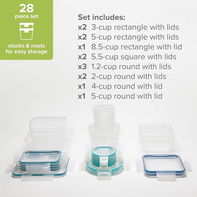 Snapware Plastic Total Solutions (14-Pack, Mixed Sizes) Food Storage Set - Image 2
