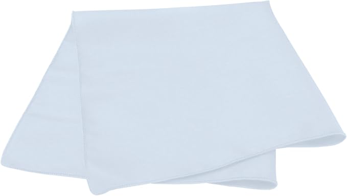 20x20-Inch Polyester Cloth Napkins, Ice Blue, Set of 12 | Bulk Case of 1 Dozen, Dinner Napkins, Square, Serged Edges, Machine Washable, Wrinkle-Resistant, Flame-Resistant - Image 2