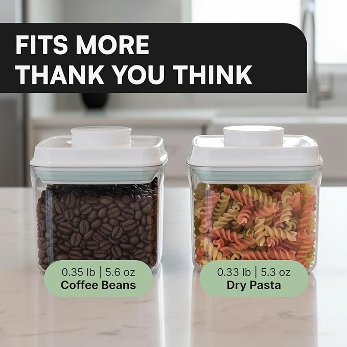Bop Top Airtight Food Storage Containers | Pop-Top Lid | 2 Cups / 16 Oz | kitchen canister set, for flour, sugar, snacks, pasta, baking - Image 4