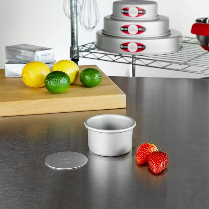 Fat Daddio's PCC-32SET Anodized Aluminum Round Cheesecake Pan with Removable Bottom, 3 x 2 inch, Set of 2 - Image 5