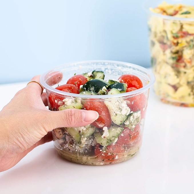 Karat 16oz PET Round Deli Container (117mm), FP-DC16-PET - 500 ct - Image 8