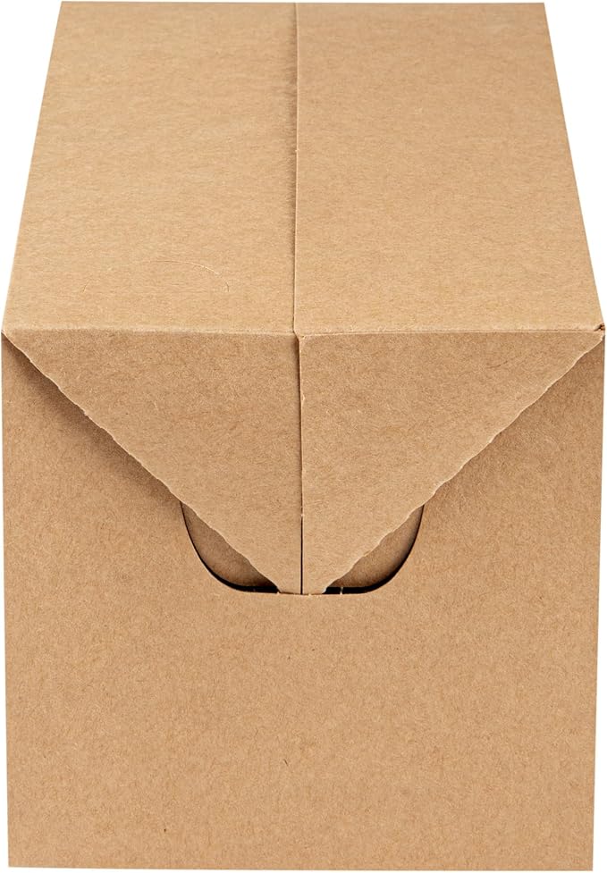 Bio Tek 80 Ounce To Go Boxes, 400 Rectangle Take Out Food Containers - Fast Top Closure, Disposable, Kraft Paper Carry Out Containers, Greaseproof, For Burgers Or Fried Chicken - Restaurantware - Image 10