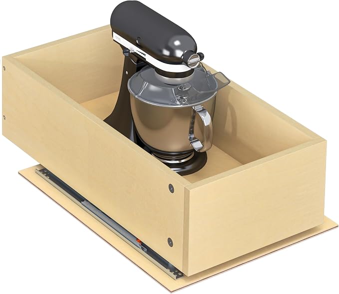 WelFurGeer Soft Close Pull Out Drawers for Cabinets, 11" W x 22" D Pull Out Cabinet Organizer, Smooth Slide-Out Shelves for Kitchen Cabinets, Durable Pullout Drawers for Home & Kitchen Organization by WelFurGeer