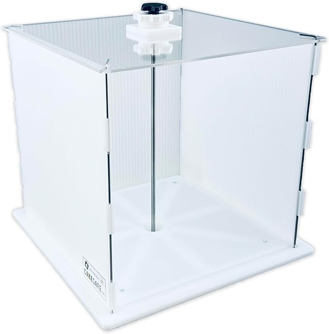CAKESAFE Reusable Mini Cake Transporter, Clear Plastic Cake Carrier (14" W x 16" H) - Image 4