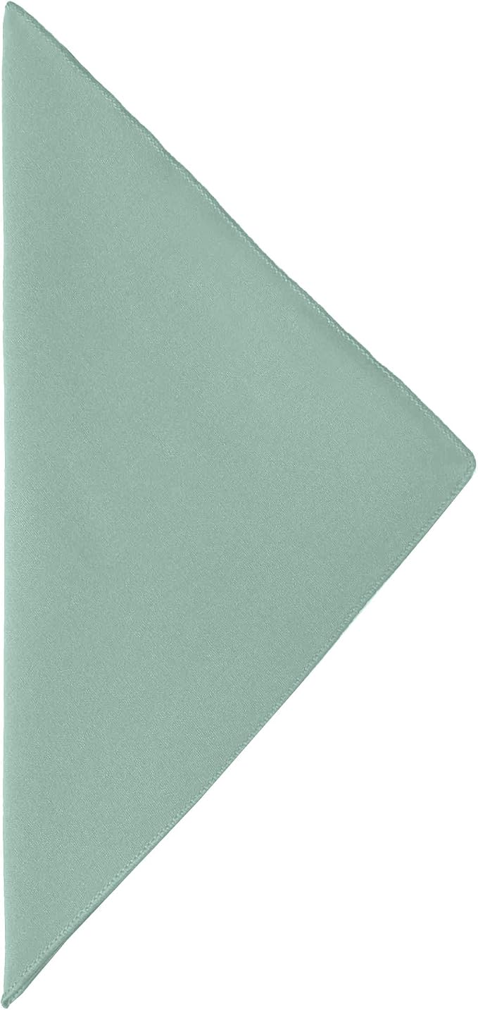 17x17-Inch Cotton-Feel Cloth Napkins, Seamist, Set of 12 - Image 2