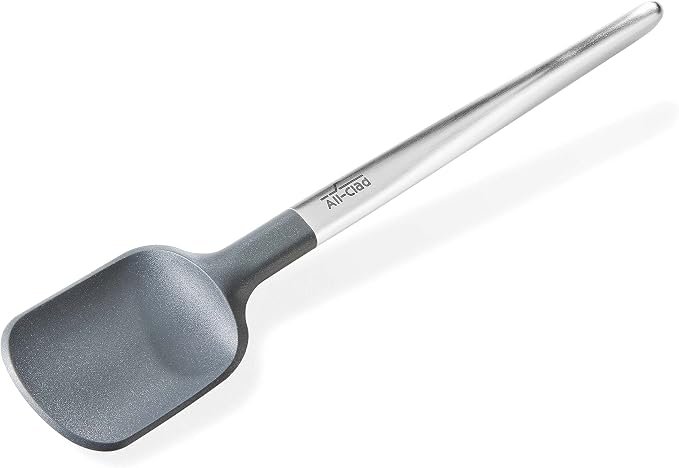 All-Clad Specialty Silicone Kitchen Gadgets Spatula Spoon Kitchen Tools, Kitchen Hacks Silver by Unknown