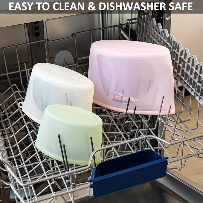 12-Packs Slider Reusable Silicone Food Storage Bags, 100% Silicone Stand-Up Wide-Open Leakproof Reusable Storage Bags for Food, Freezer Microwave Oven Dishwasher Safe, Eco-Friendly, Mixed 4L 4S 4XS - Image 4