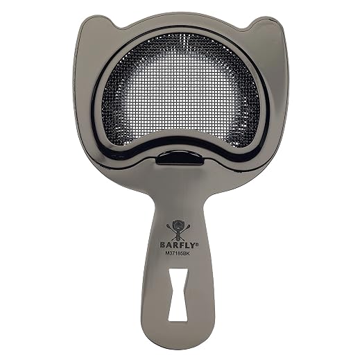 Barfly Fine Mesh Spring Strainer, Black by BarflybyMercer
