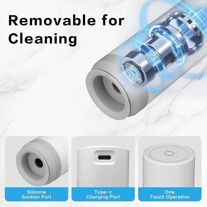 Handheld Vacuum Sealer for Food Powerful Vacuum Sealer Machine,Seal Meal Saver,Portable Food Sealer (Sealer + 30 Reusable Vacuum Bags) - Image 6
