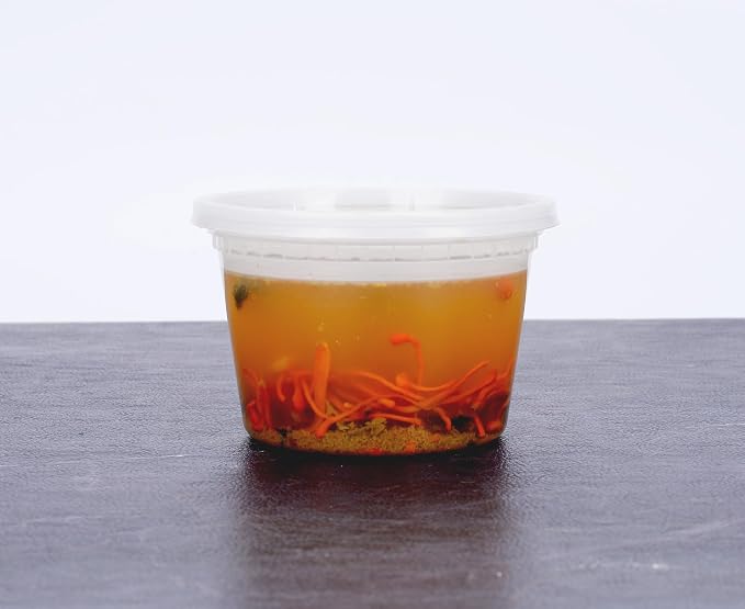 [16 OZ, 50 Sets and 32 OZ, 40 Sets Plastic Deli Food Storage Containers with Airtight Lids Bundle - Image 6