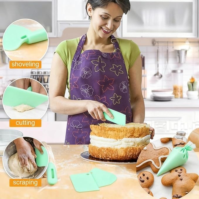 Cake Decorating Kit,Piping Bags and Tips Set,Cake Decorating Supplies,Frosting Piping Kit,Cake Baking Supplies for Beginners (66PS) - Image 6