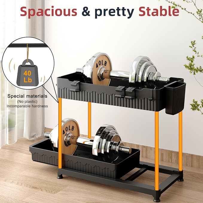 4-Pack 2-Tier Under Sink Organizer with Pull Out Drawers | Multi-use kitchen & bathroom storage. Includes hanging hooks and cups. Black, space-saving cabinet design. 14.8 Inch - Image 6