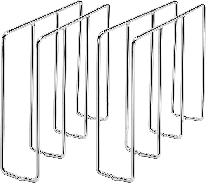 Rev-A-Shelf 596-10CR-52 U-Shaped Kitchen Cabinet Rack Holder Organizer for Bakeware, Cookie Baking Sheets, Cutting Boards, & Lids, Chrome (2 Pack) - Image 2