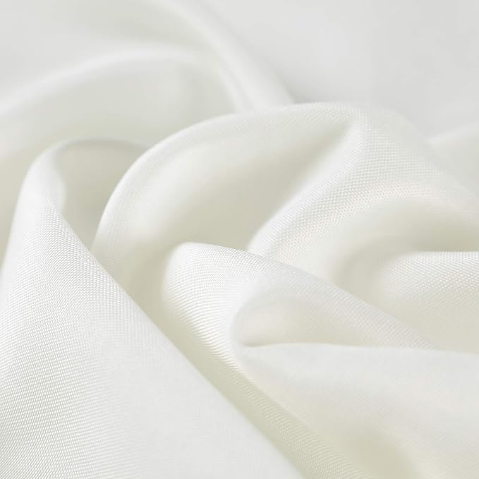 Cloth Napkins 17x17 inch Washable Polyester Dinner Napkins Soft Table Napkins for Wedding Party Dining Banquet(Ivory,12PCS) - Image 2