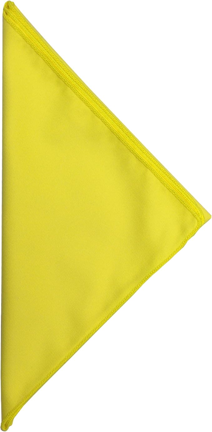 17x17-Inch Square Twill Cloth Napkins, Lemon, Set of 24 - Image 2