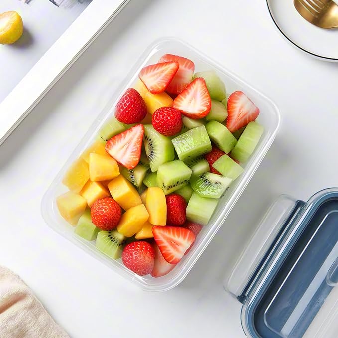120 Pcs Plastic Meal Prep Containers with Lids 25 oz Clear Disposable Food Storage Containers Stackable Spill proof Box for Salad Snack Lunch Microwave Dishwasher and Freezer - Image 4