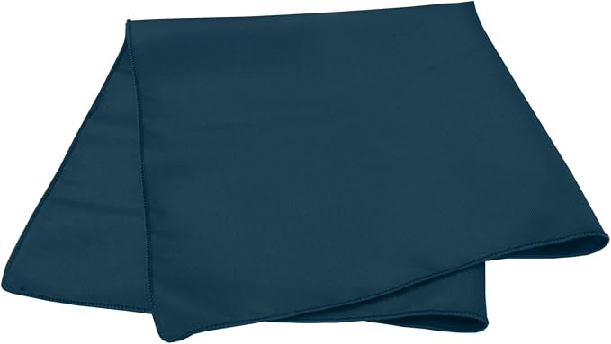 20x20-Inch Polyester Cloth Napkins, Lagoon, Set of 12 - Image 2