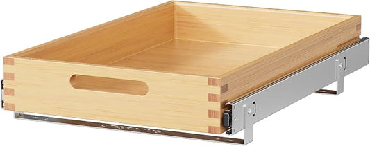 Pull Out Drawers for Cabinets 15"W x 21"D, Farmeless&Farme Cabinet | Full Slide Out Wood Drawer Shelf, Heavy Duty Caddy Pull Out Cabinet Organizer, Base Cabinet Organization for Kitchen, Pantry by STORKING