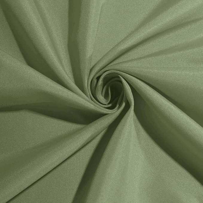 Efavormart Premium Cloth Napkins Set of 5, 20x20 Inch Eucalyptus Sage Green Seamless Dinner Napkins, Washable Linen Table Napkin Cloth with Hemmed Edges for Weddings, Party and Banquet - Image 3
