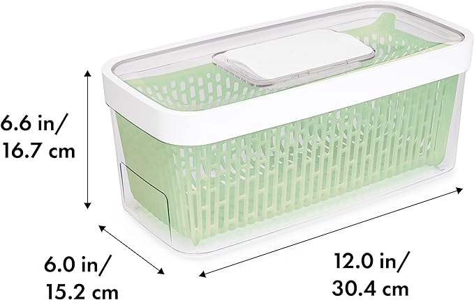 OXO Good Grips GreenSaver Produce Keeper - Large,White - Image 3
